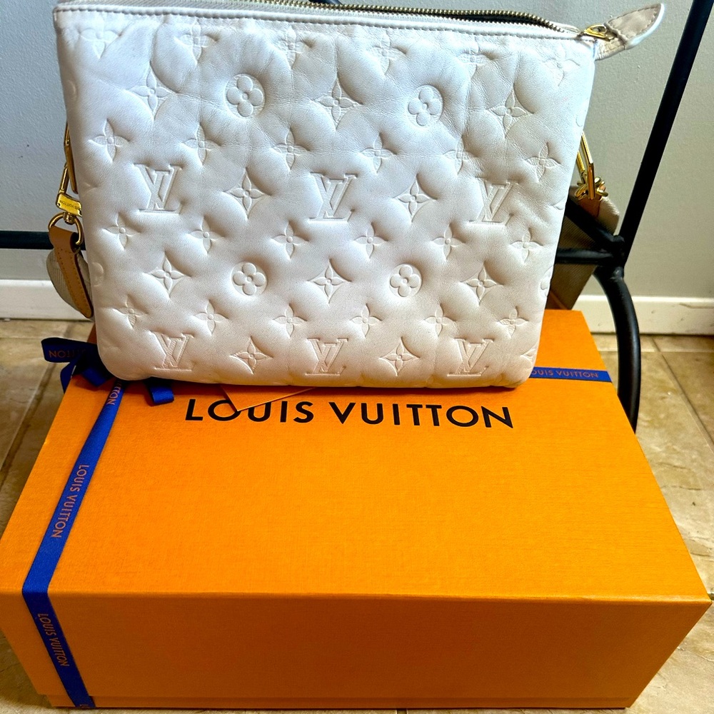 Louis Vuitton White Quilted Bag